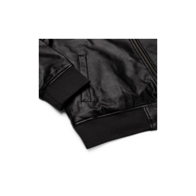 OffWave Leather Bomber Jacket
